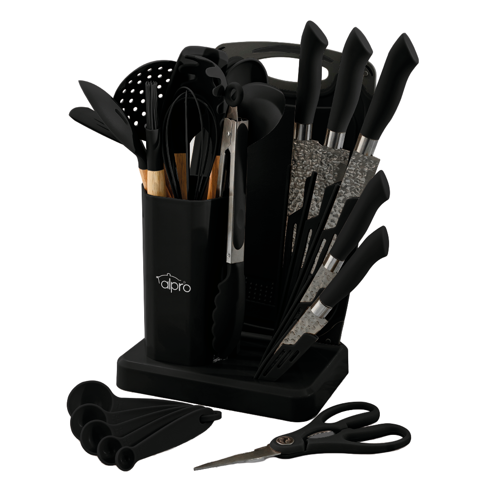 Utensilios de silicón con cuchillos 